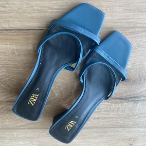 Like new, worn once! Zara Mule Sandals